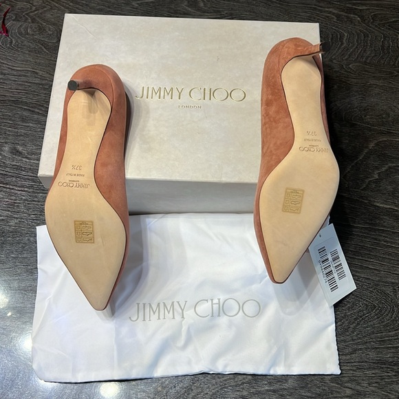 Romy dark blush heeled shoes - Picture 2 of 4